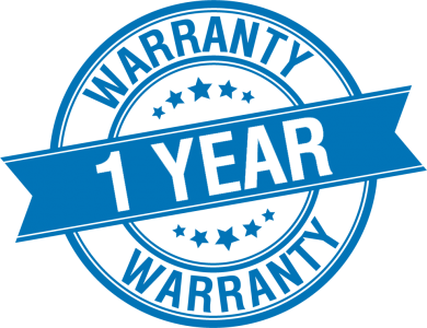 1 year warranty logo